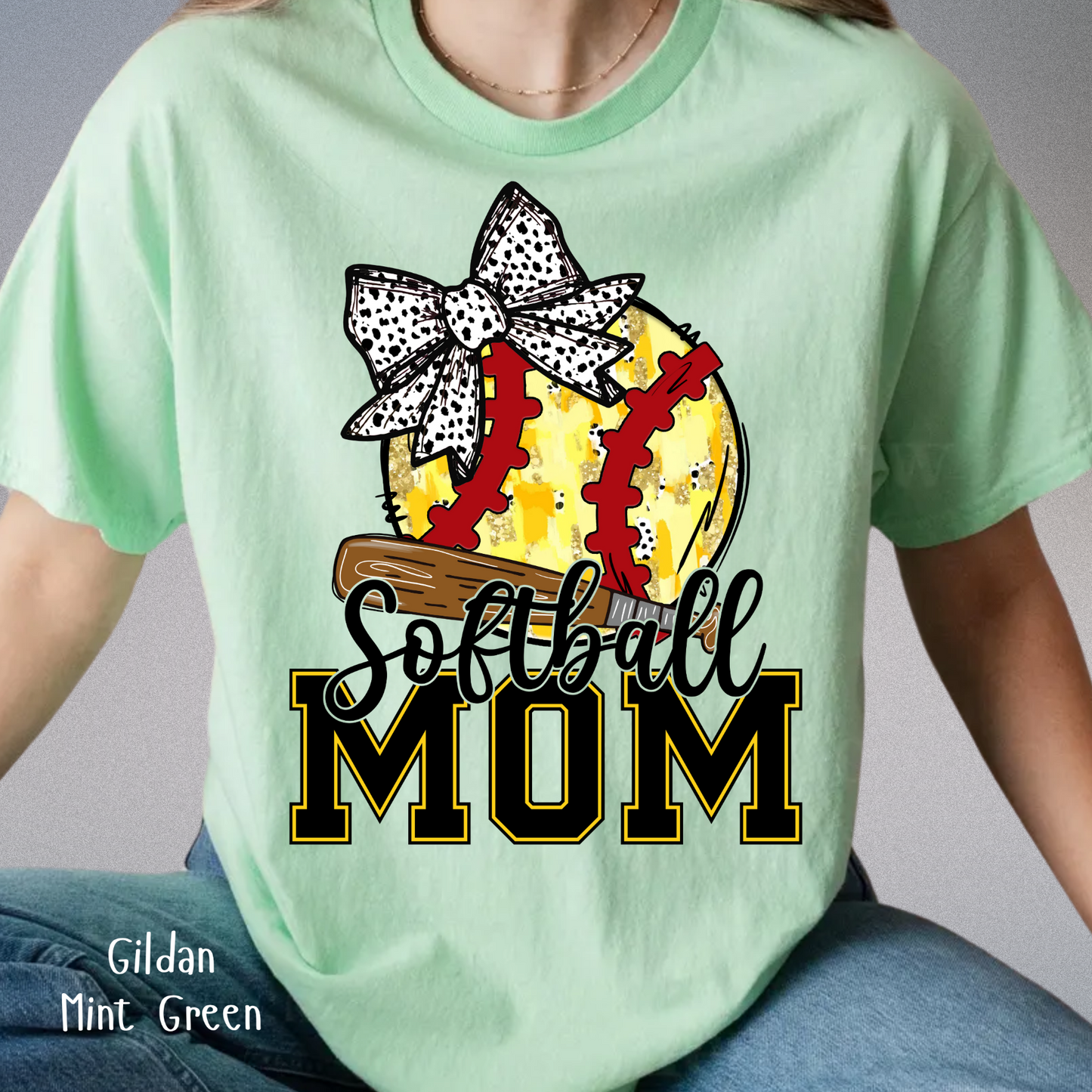 Softball Mom T-shirt, Softball Mom Tee, Gildan Shirt