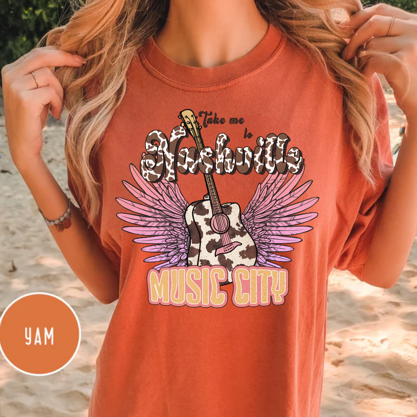 Take me to Nashville Music City Shirt Comfort Color Tee