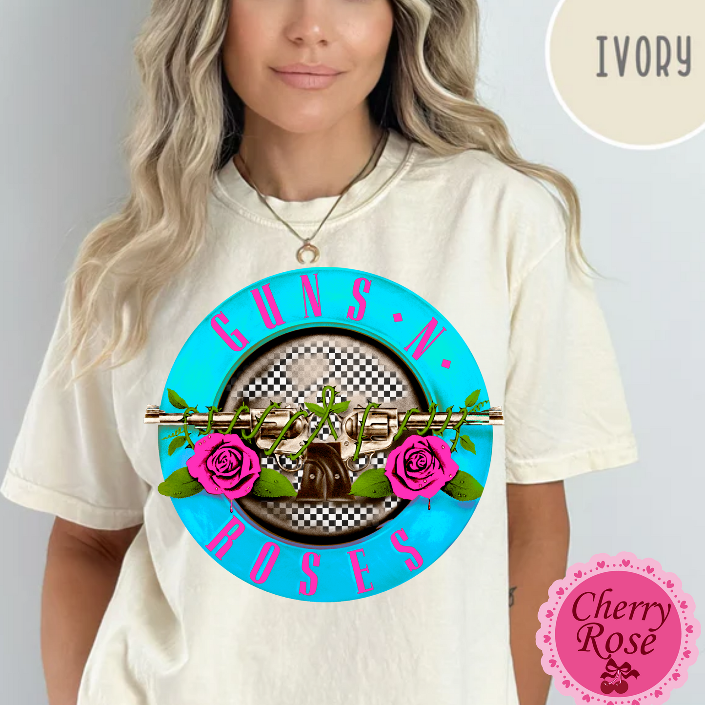 Guns N Roses Tshirt 80' Rock Band Tee
