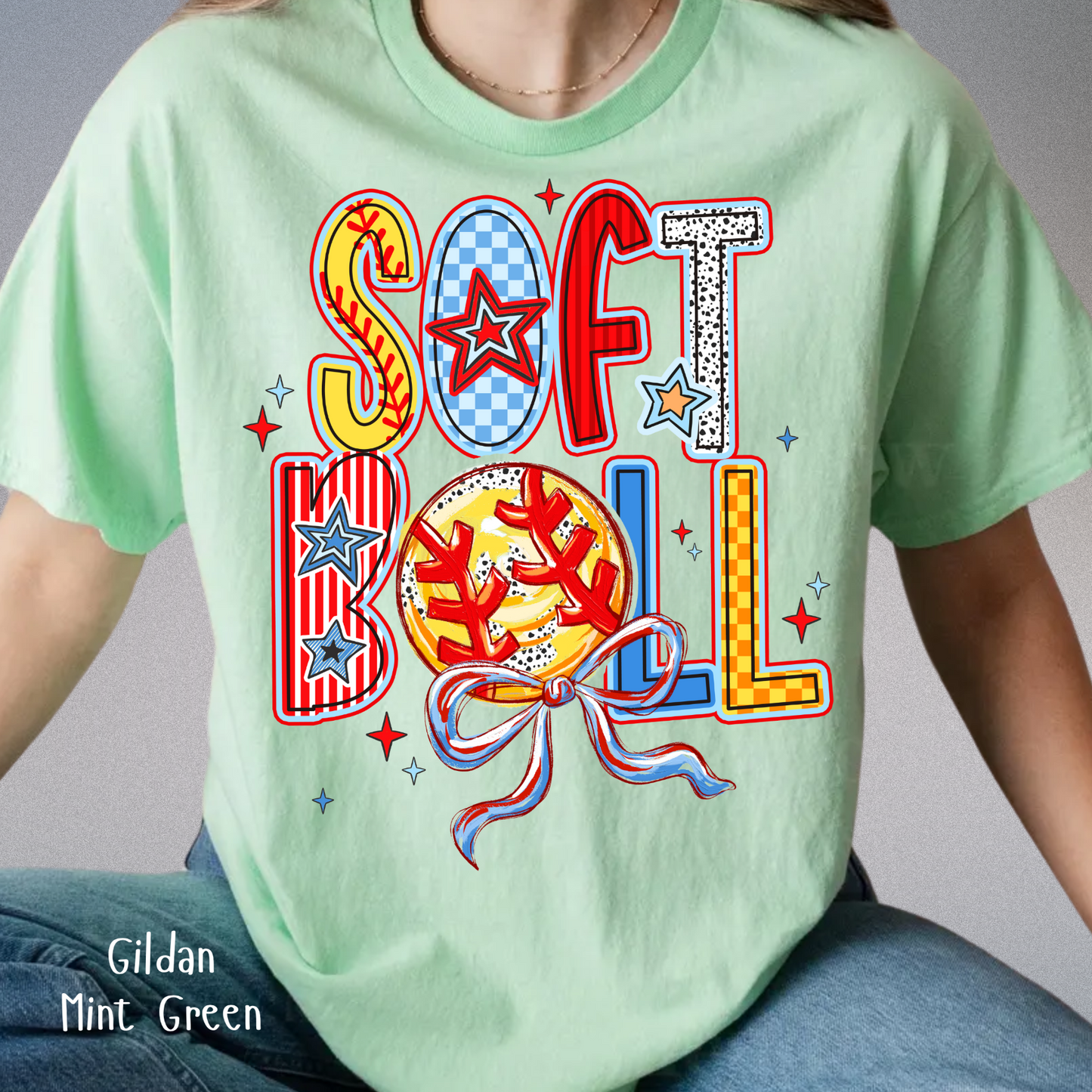 Softball T-Shirt, Softball Shirt, Game Day Fan Tee, Gildan Shirt