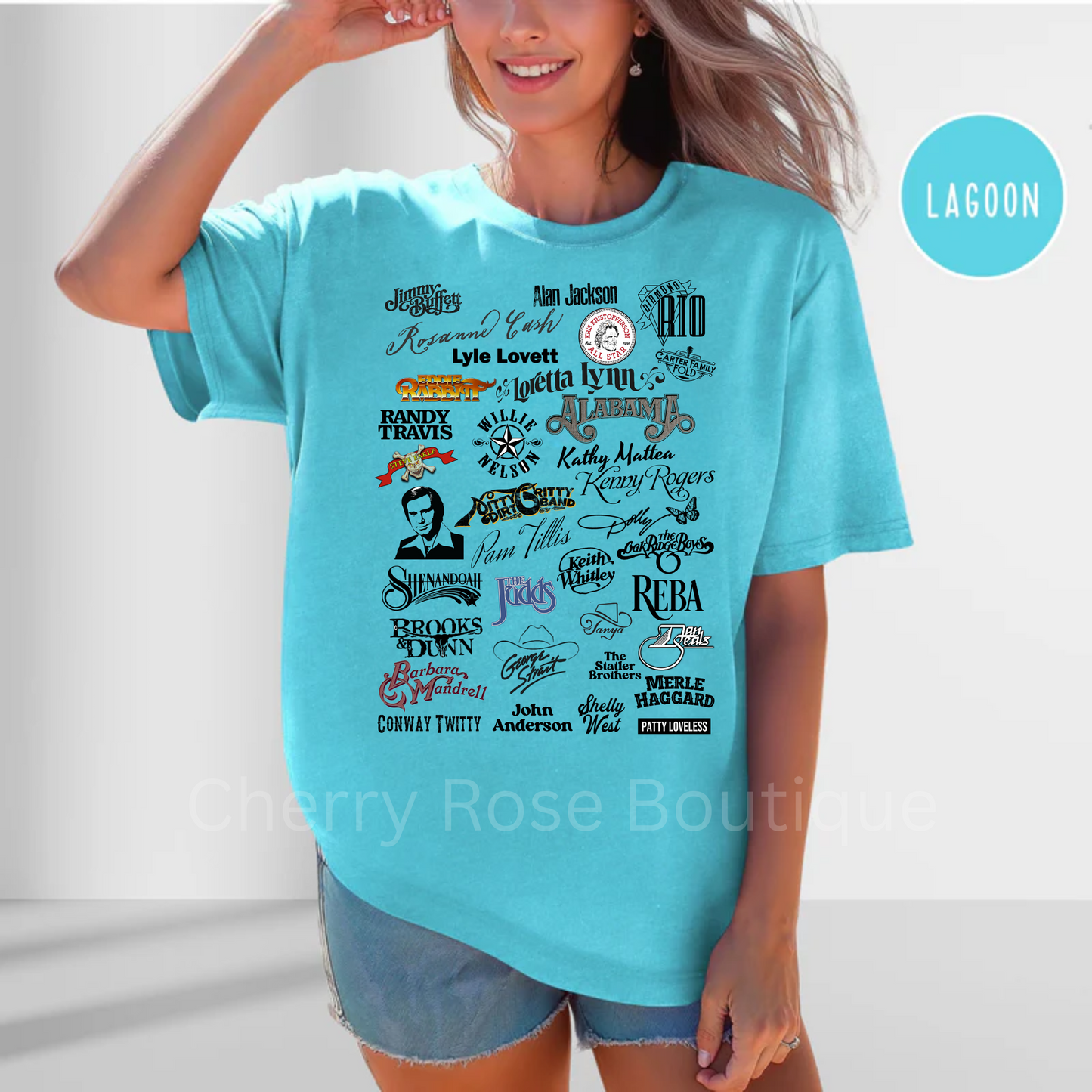 80's Country Bands Comfort Color Tee