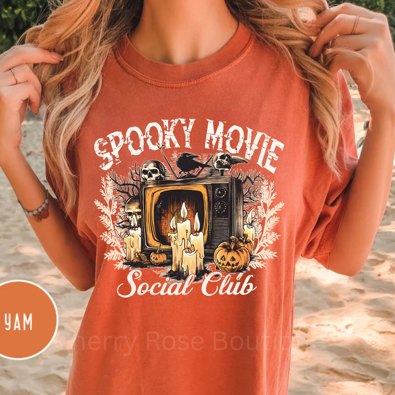 Spooky Movie Social Club Comfort Color Tee