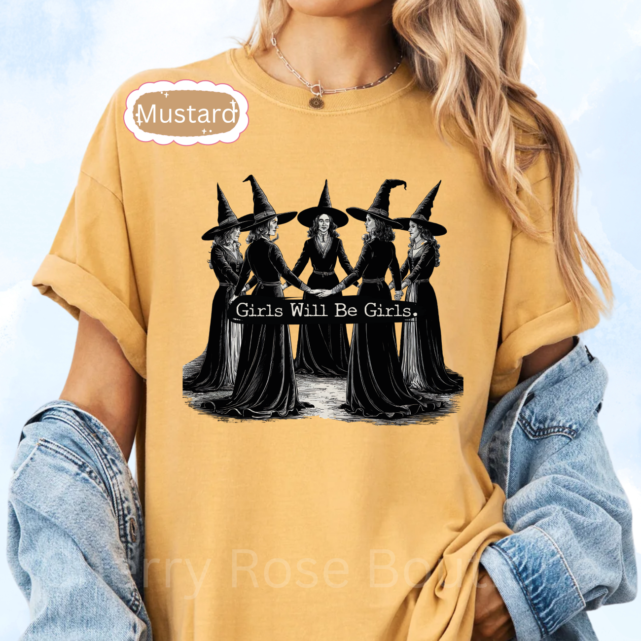 Girls will be Girls, Witches Comfort Color Tee