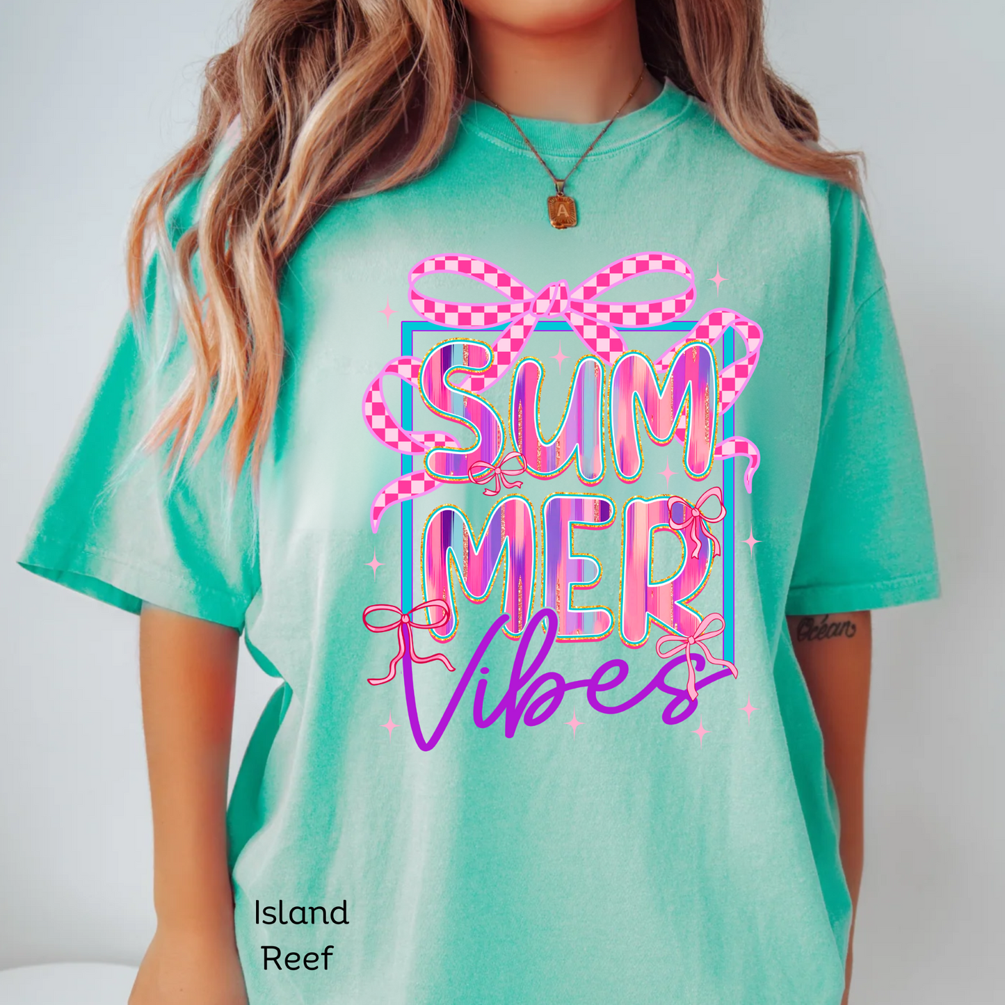 Summer Vibes T-Shirt, Summer Coquette Shirt, Comfort Color Tee's