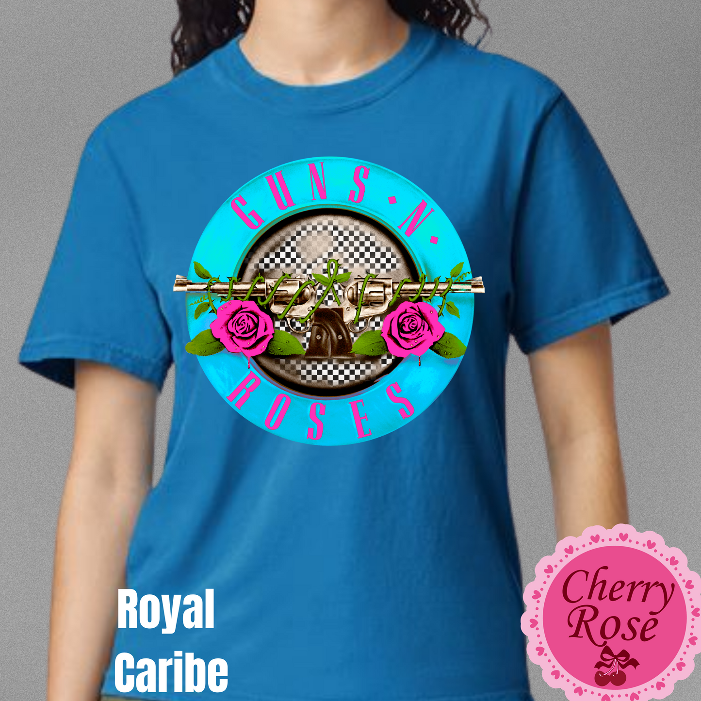 Guns N Roses Tshirt 80' Rock Band Tee