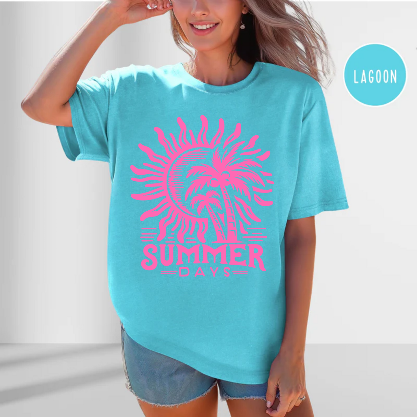 Summer Days Shirt, Summer Beach Vacation Ready, Comfort Color Tee