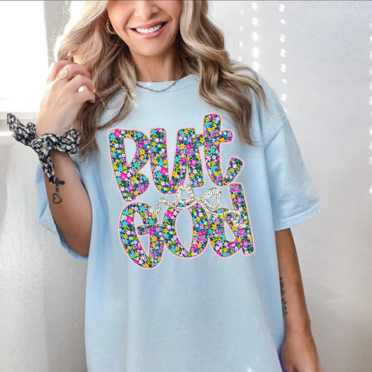 But God, Christian Faith-Based Shirt, Comfort Color Shirt