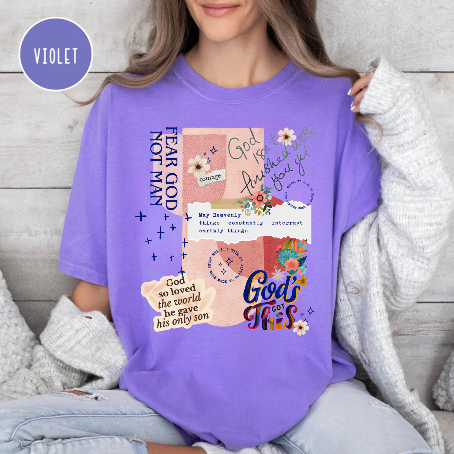 God's not finished with you yet T-Shirt, Christian Faith Shirt