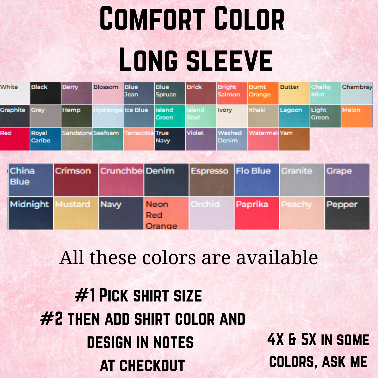 Claim Live Tshirts, Gildan Tee's, Long Sleeve, Crewneck and Comfort Color
