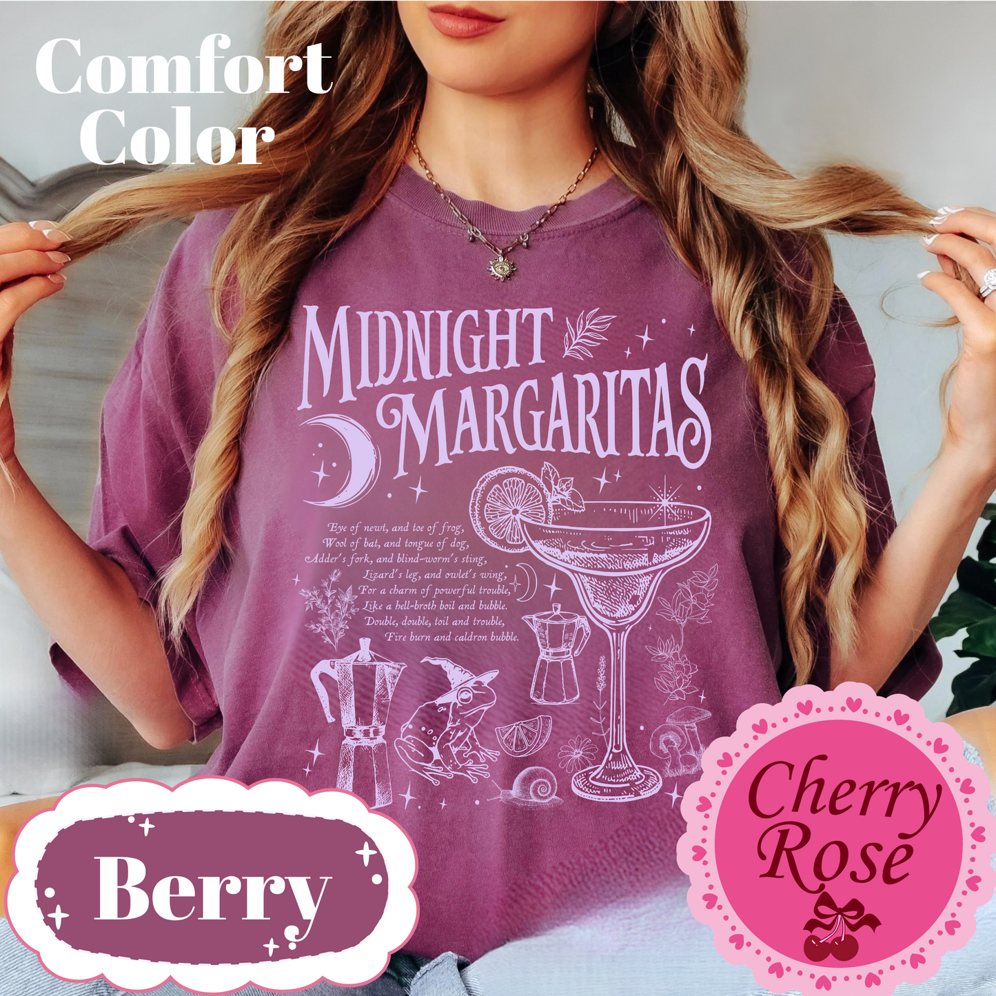 Midnight Margaritas Practical Magic Comfort Color Tee Gildan Sweatshirt