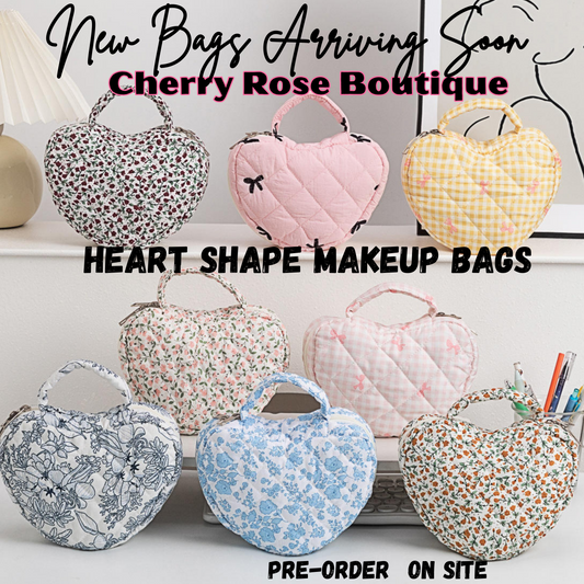 Heart Shape Makeup Bags/Pouch