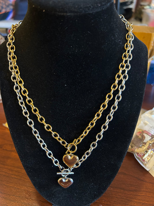 Charm Necklace and Bracelet