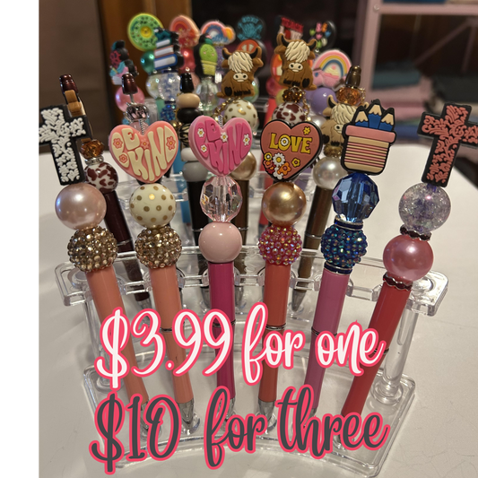 Pens, Beaded Pens