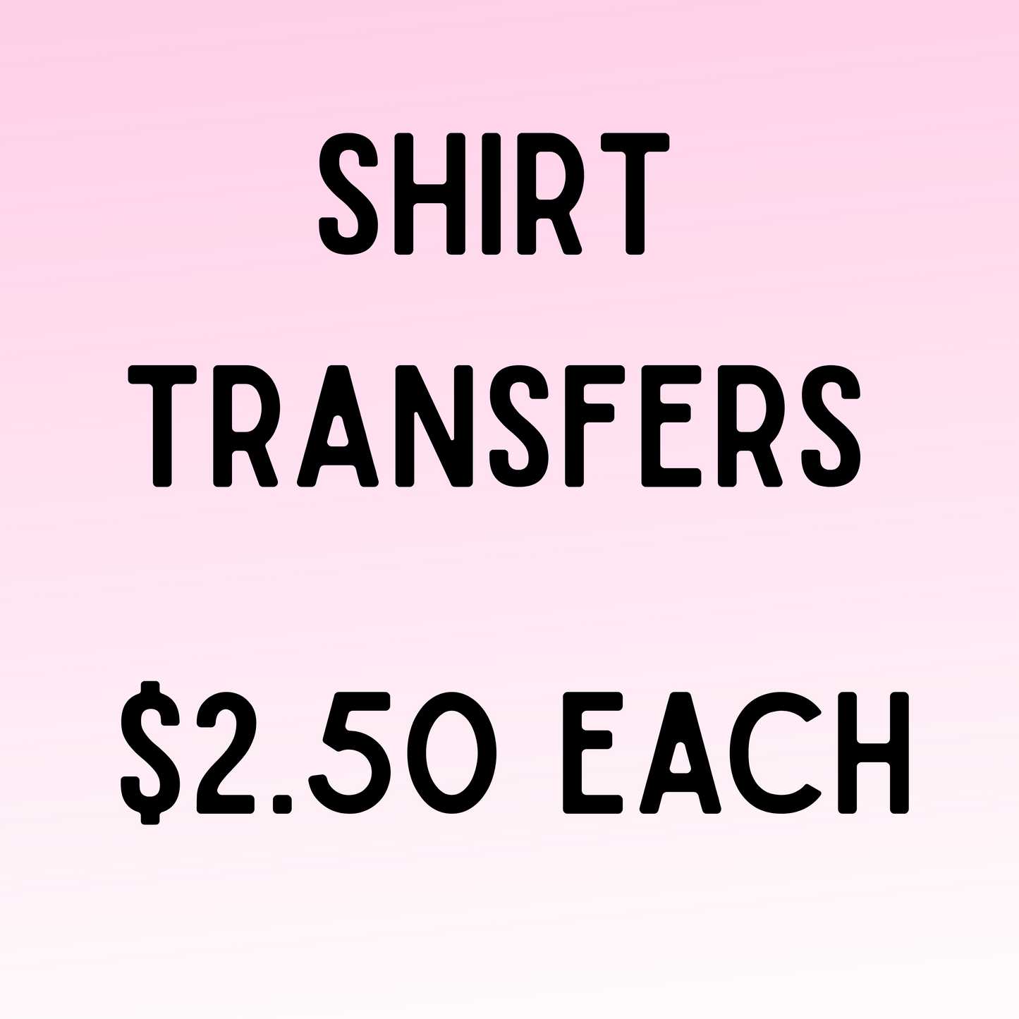 Transfers & Patches