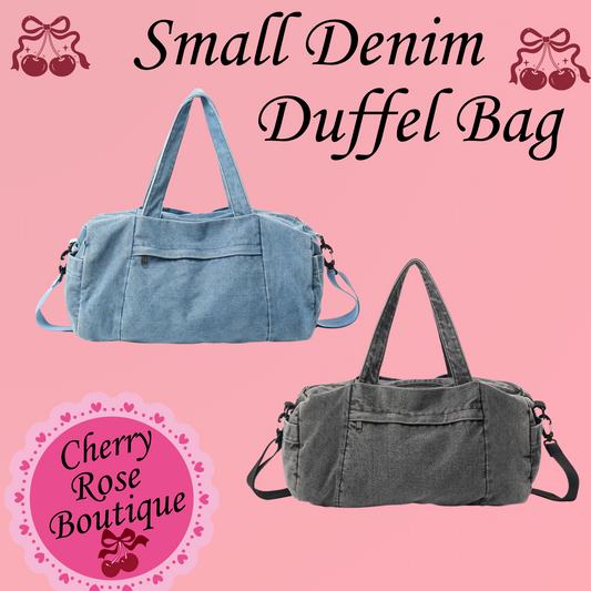 Mini Denim Duffel