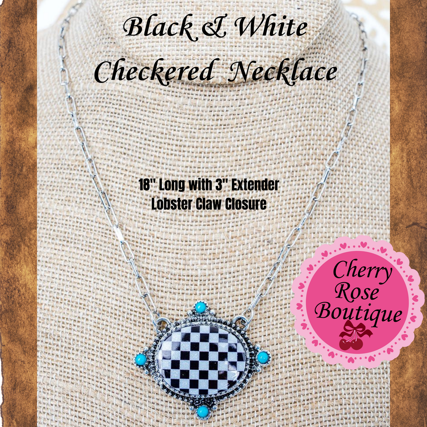Necklace and Rings, Western Retro Turquoise Style