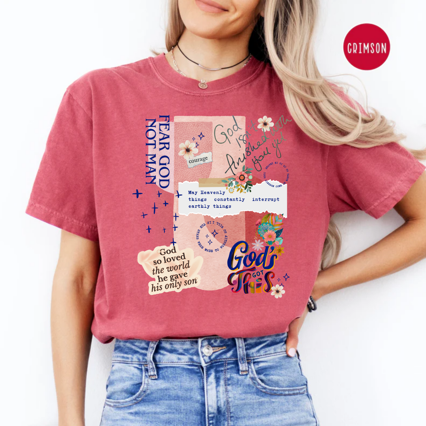God's not finished with you yet T-Shirt, Christian Faith Shirt