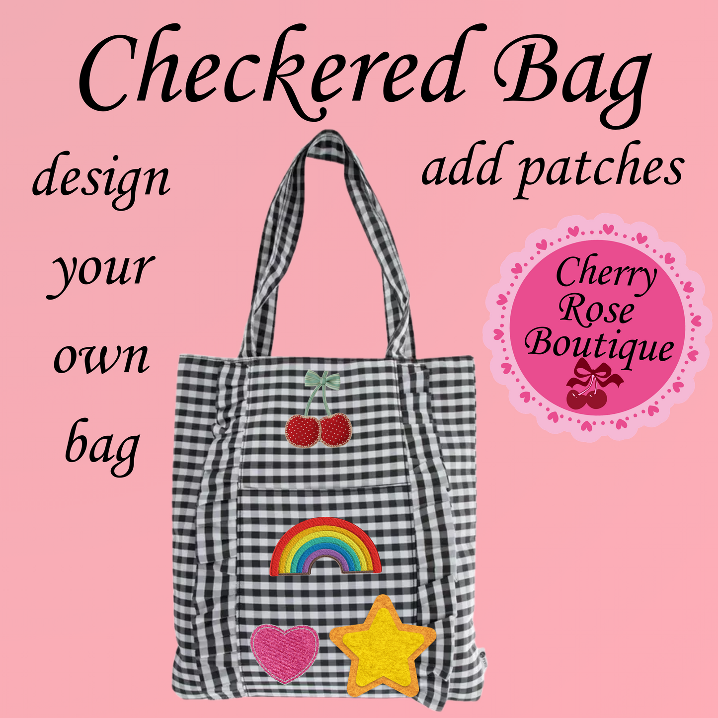 Canvas Totes Big and Small with Patches