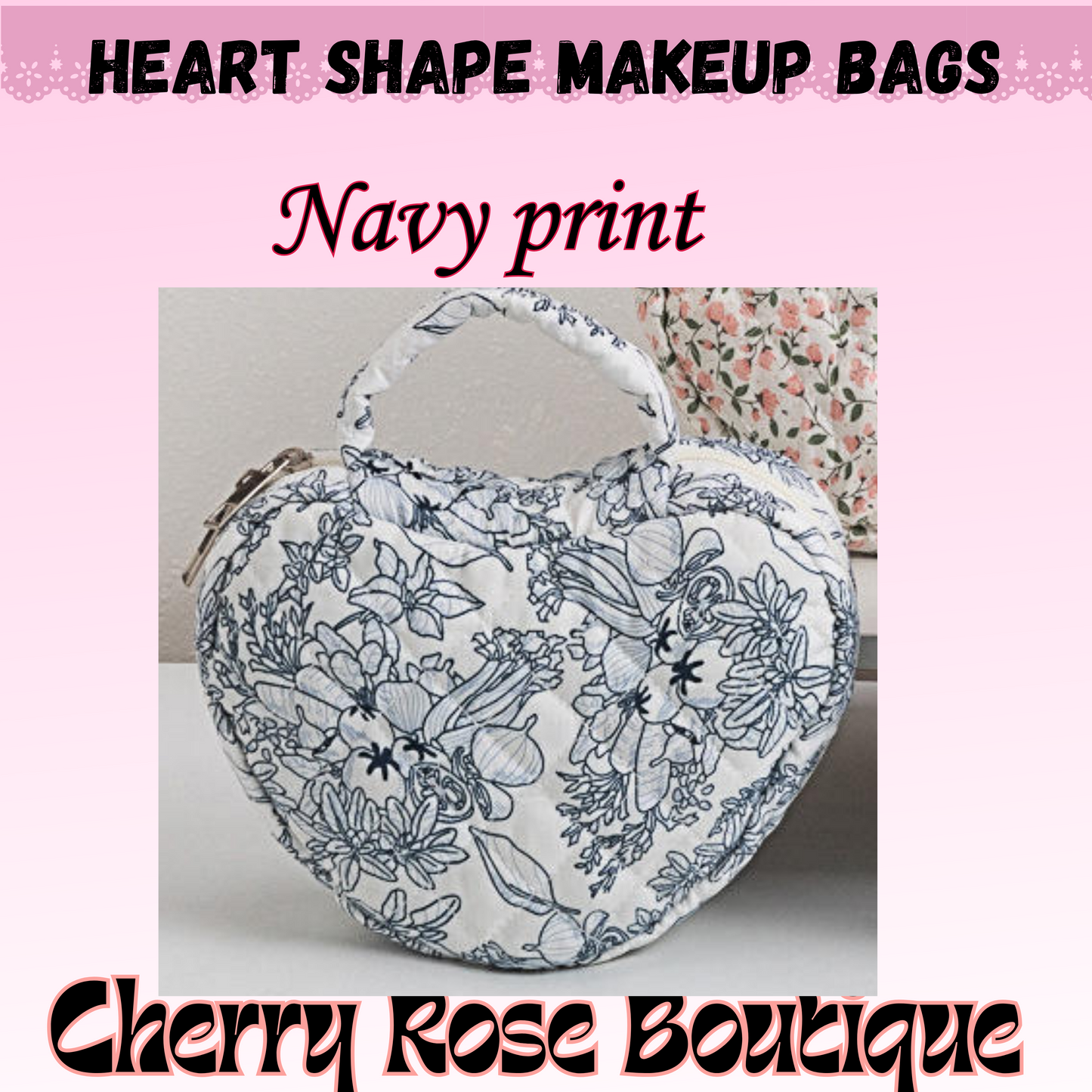 Heart Shape Makeup Bags/Pouch