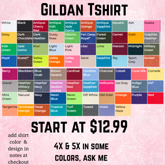 Claim Live Tshirts, Gildan Tee's, Long Sleeve, Crewneck and Comfort Color