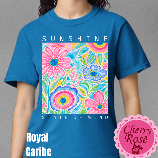 Sunshine State of Mind Floral Summer Tee