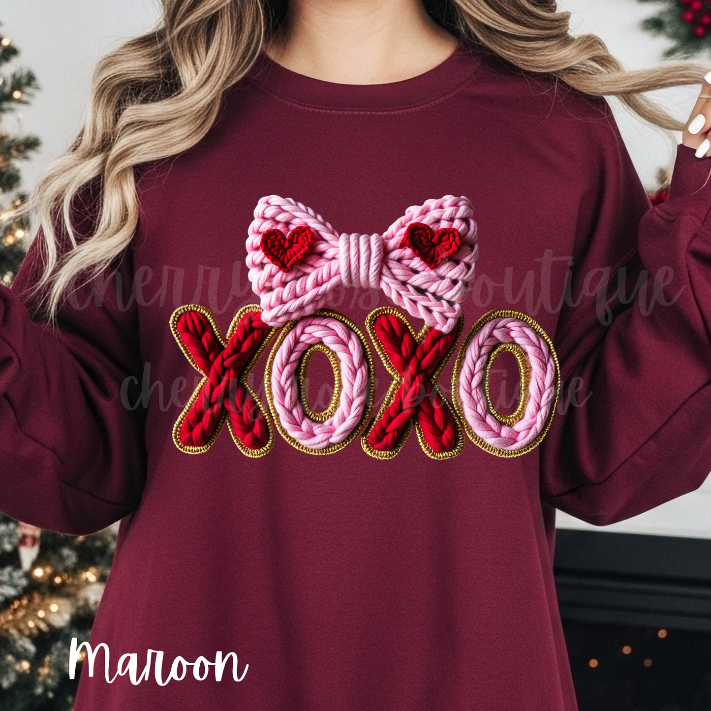 XOXO Hugs and Kisses Valentine's Day Sweatshirt